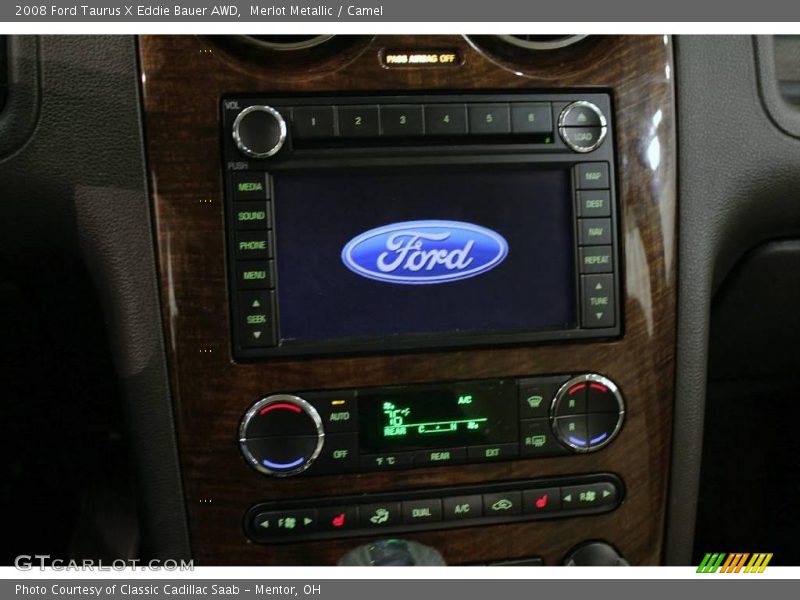 Merlot Metallic / Camel 2008 Ford Taurus X Eddie Bauer AWD