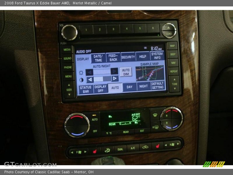 Merlot Metallic / Camel 2008 Ford Taurus X Eddie Bauer AWD