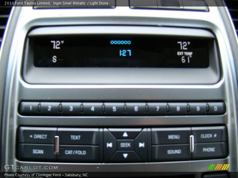 Ingot Silver Metallic / Light Stone 2010 Ford Taurus Limited