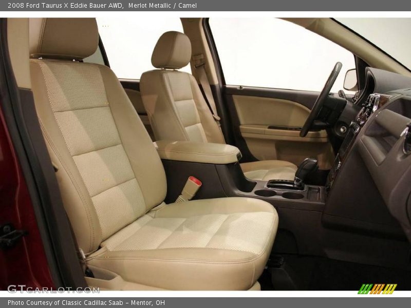 Merlot Metallic / Camel 2008 Ford Taurus X Eddie Bauer AWD