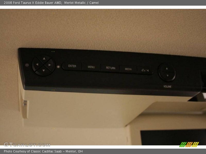 Merlot Metallic / Camel 2008 Ford Taurus X Eddie Bauer AWD