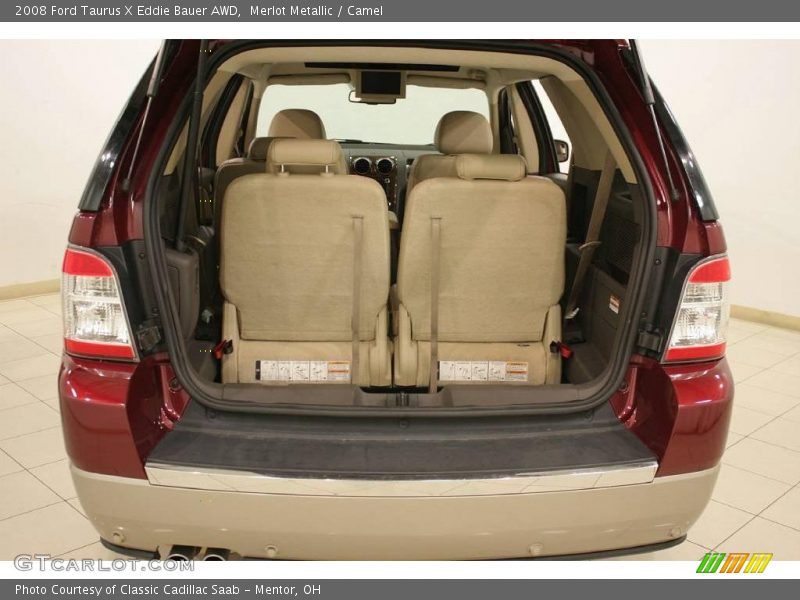 Merlot Metallic / Camel 2008 Ford Taurus X Eddie Bauer AWD