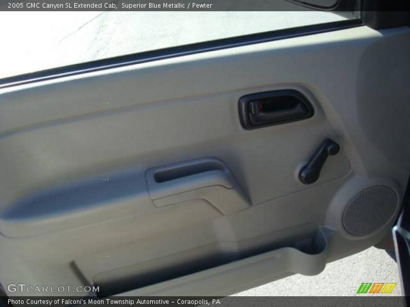 Superior Blue Metallic / Pewter 2005 GMC Canyon SL Extended Cab