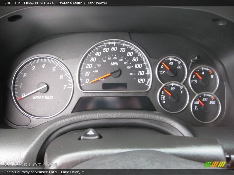 Pewter Metallic / Dark Pewter 2003 GMC Envoy XL SLT 4x4