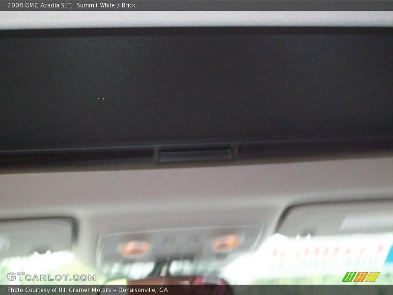 Summit White / Brick 2008 GMC Acadia SLT