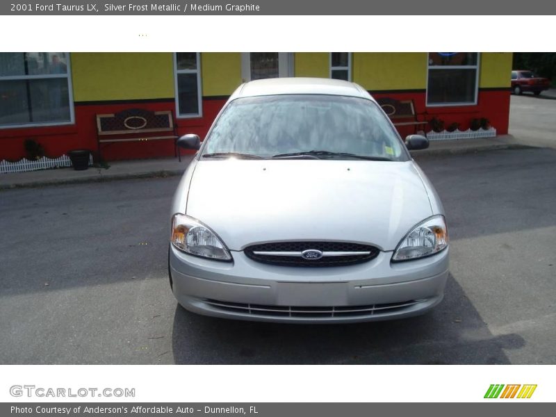 Silver Frost Metallic / Medium Graphite 2001 Ford Taurus LX