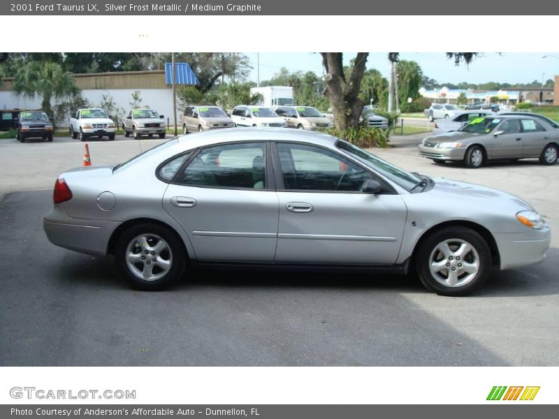 Silver Frost Metallic / Medium Graphite 2001 Ford Taurus LX