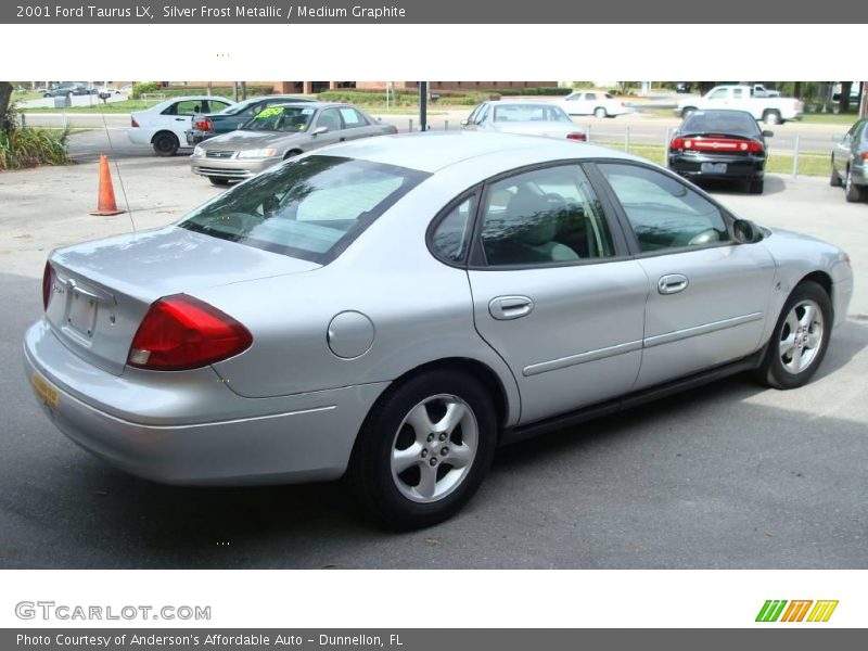 Silver Frost Metallic / Medium Graphite 2001 Ford Taurus LX