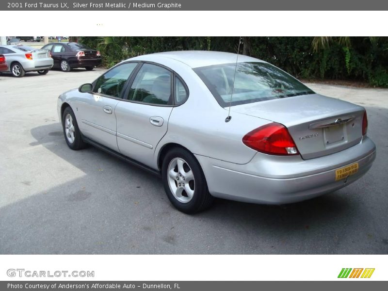 Silver Frost Metallic / Medium Graphite 2001 Ford Taurus LX