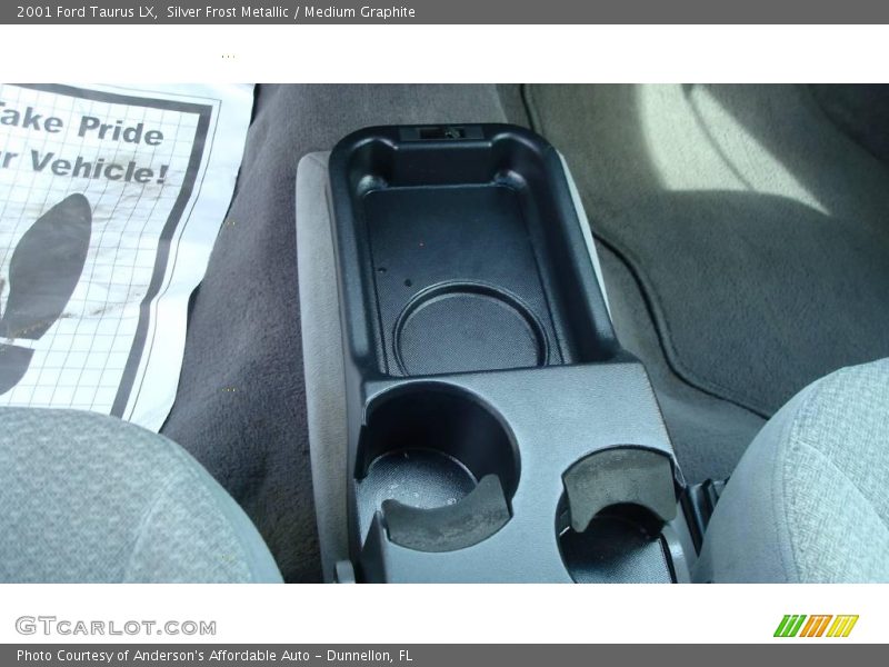 Silver Frost Metallic / Medium Graphite 2001 Ford Taurus LX