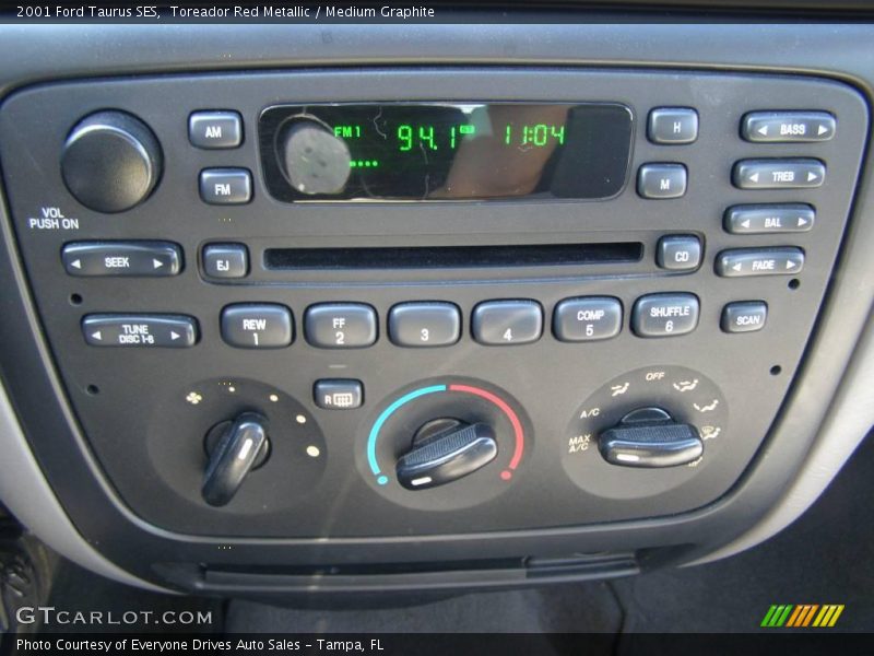 Toreador Red Metallic / Medium Graphite 2001 Ford Taurus SES