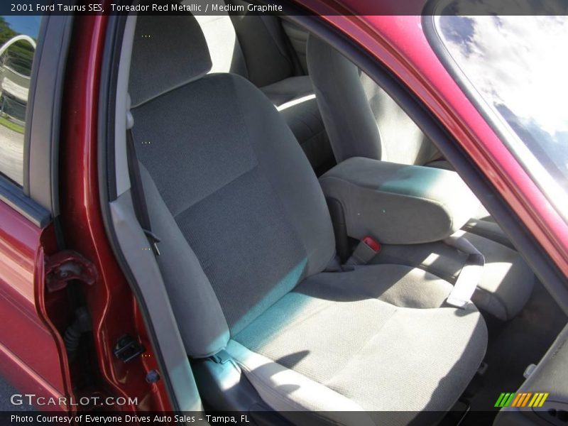 Toreador Red Metallic / Medium Graphite 2001 Ford Taurus SES