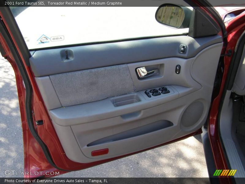 Toreador Red Metallic / Medium Graphite 2001 Ford Taurus SES