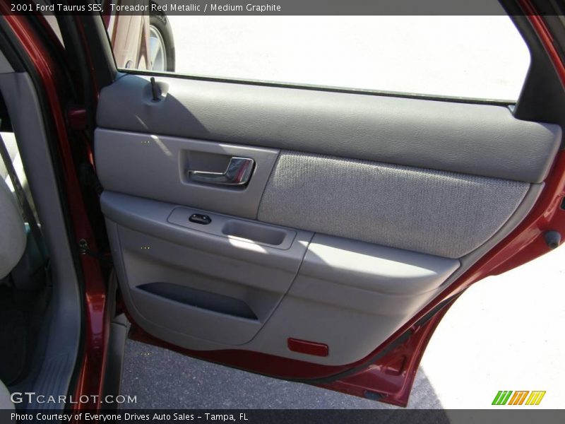 Toreador Red Metallic / Medium Graphite 2001 Ford Taurus SES