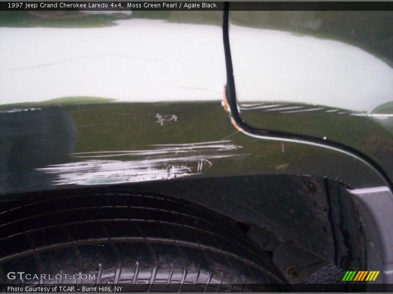 Moss Green Pearl / Agate Black 1997 Jeep Grand Cherokee Laredo 4x4