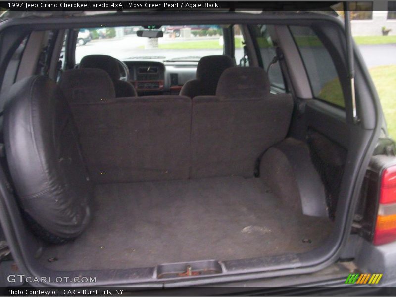 Moss Green Pearl / Agate Black 1997 Jeep Grand Cherokee Laredo 4x4