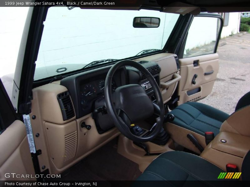 Black / Camel/Dark Green 1999 Jeep Wrangler Sahara 4x4