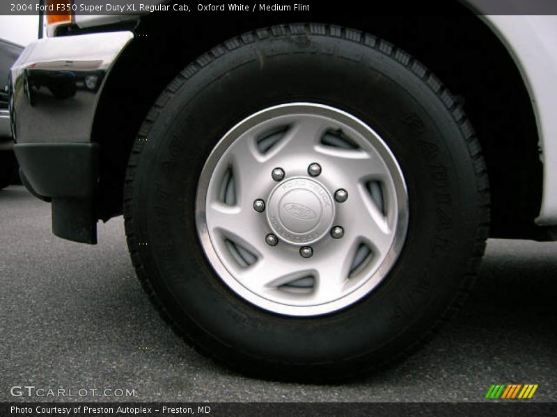 Oxford White / Medium Flint 2004 Ford F350 Super Duty XL Regular Cab