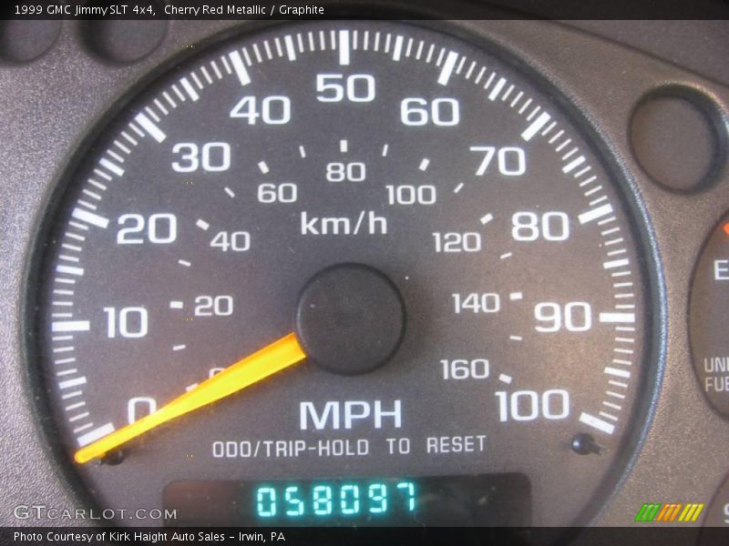 Cherry Red Metallic / Graphite 1999 GMC Jimmy SLT 4x4