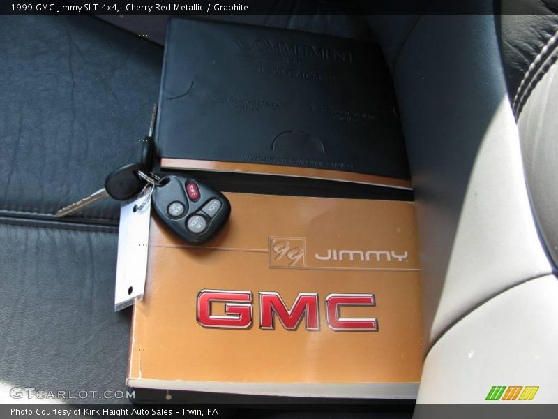 Cherry Red Metallic / Graphite 1999 GMC Jimmy SLT 4x4