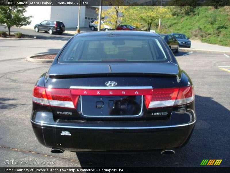 Ebony Black / Black 2006 Hyundai Azera Limited