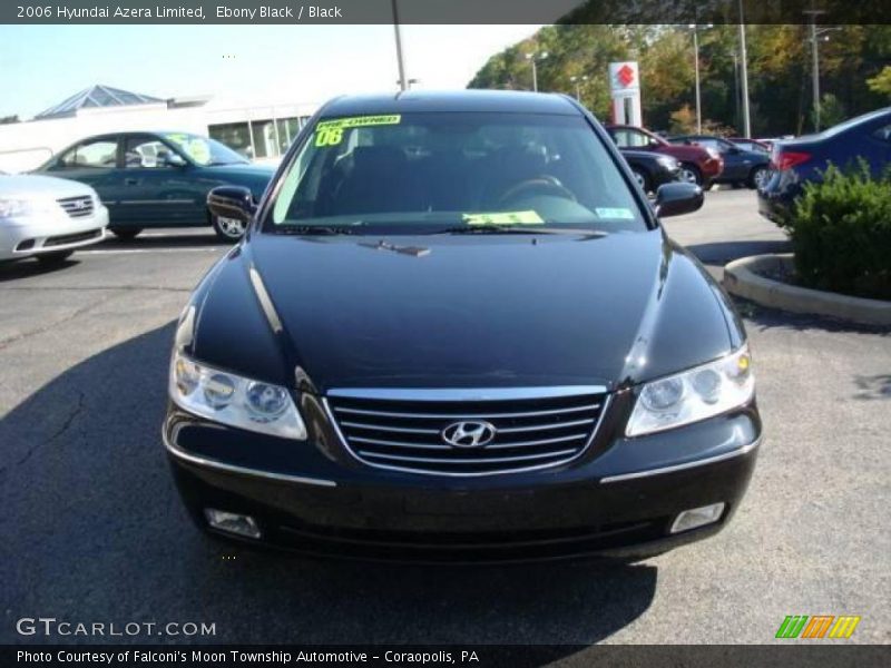 Ebony Black / Black 2006 Hyundai Azera Limited
