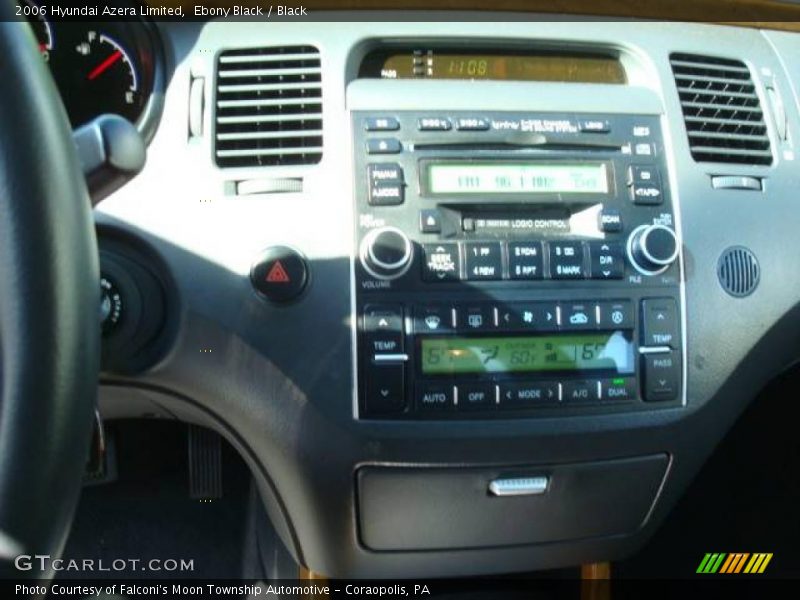 Ebony Black / Black 2006 Hyundai Azera Limited