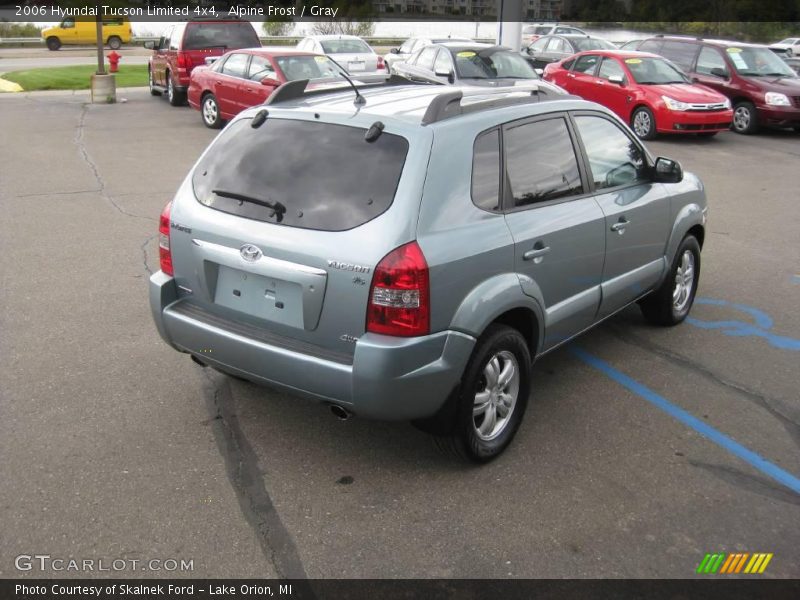 Alpine Frost / Gray 2006 Hyundai Tucson Limited 4x4