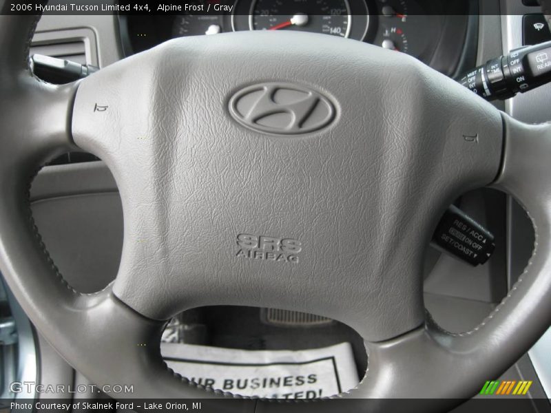 Alpine Frost / Gray 2006 Hyundai Tucson Limited 4x4