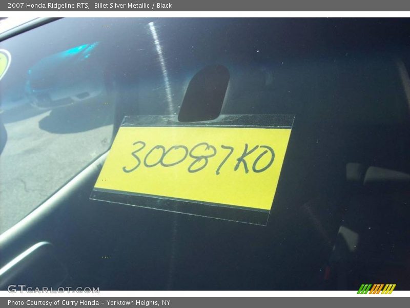Billet Silver Metallic / Black 2007 Honda Ridgeline RTS
