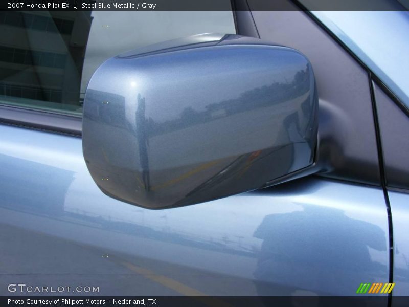 Steel Blue Metallic / Gray 2007 Honda Pilot EX-L