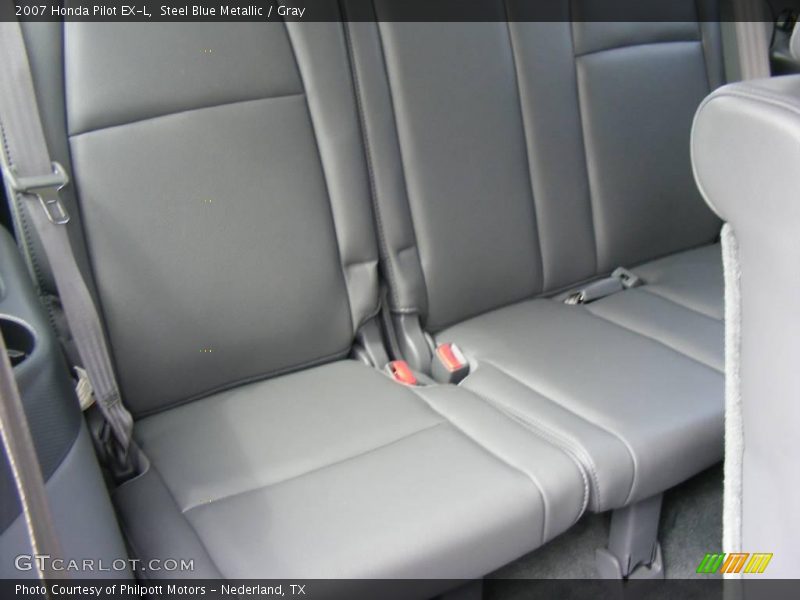 Steel Blue Metallic / Gray 2007 Honda Pilot EX-L