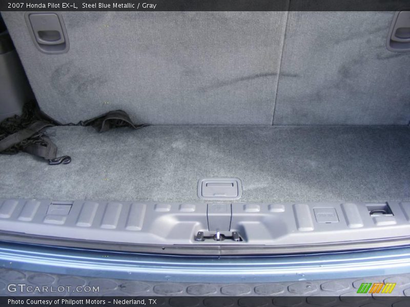 Steel Blue Metallic / Gray 2007 Honda Pilot EX-L