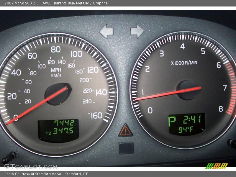 Barents Blue Metallic / Graphite 2007 Volvo S60 2.5T AWD