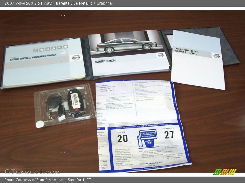 Barents Blue Metallic / Graphite 2007 Volvo S60 2.5T AWD
