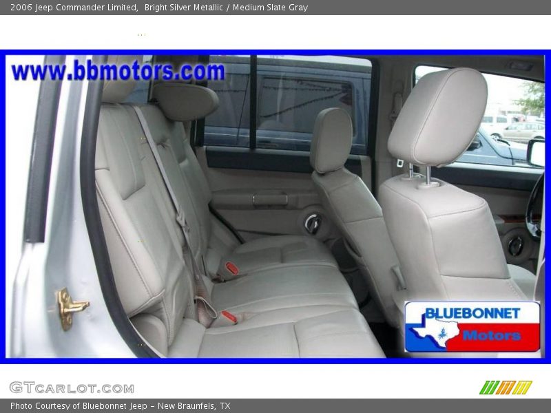 Bright Silver Metallic / Medium Slate Gray 2006 Jeep Commander Limited