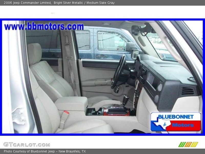 Bright Silver Metallic / Medium Slate Gray 2006 Jeep Commander Limited