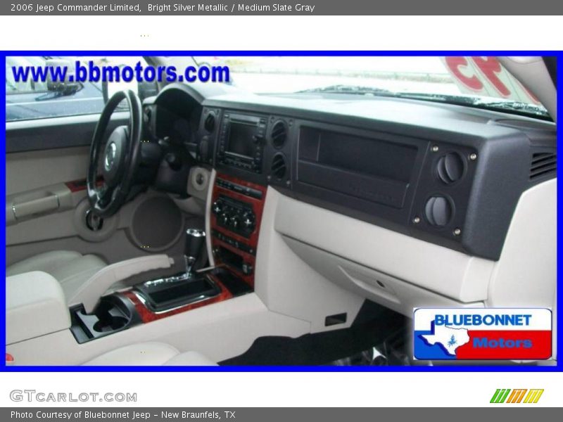 Bright Silver Metallic / Medium Slate Gray 2006 Jeep Commander Limited