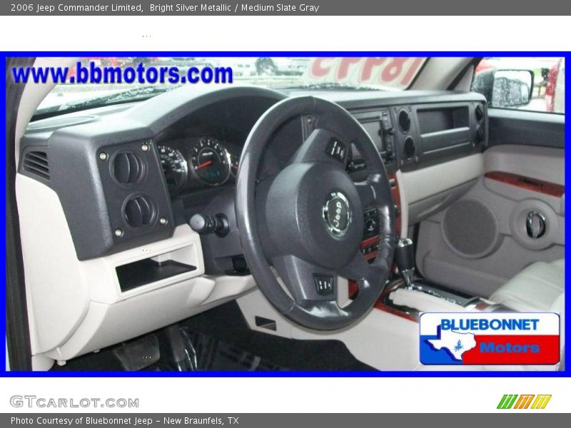 Bright Silver Metallic / Medium Slate Gray 2006 Jeep Commander Limited