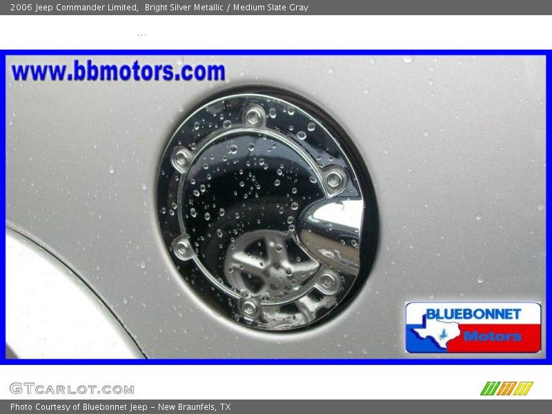Bright Silver Metallic / Medium Slate Gray 2006 Jeep Commander Limited