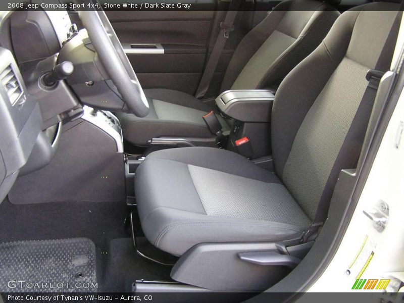 Stone White / Dark Slate Gray 2008 Jeep Compass Sport 4x4