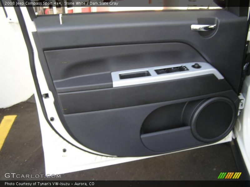 Stone White / Dark Slate Gray 2008 Jeep Compass Sport 4x4