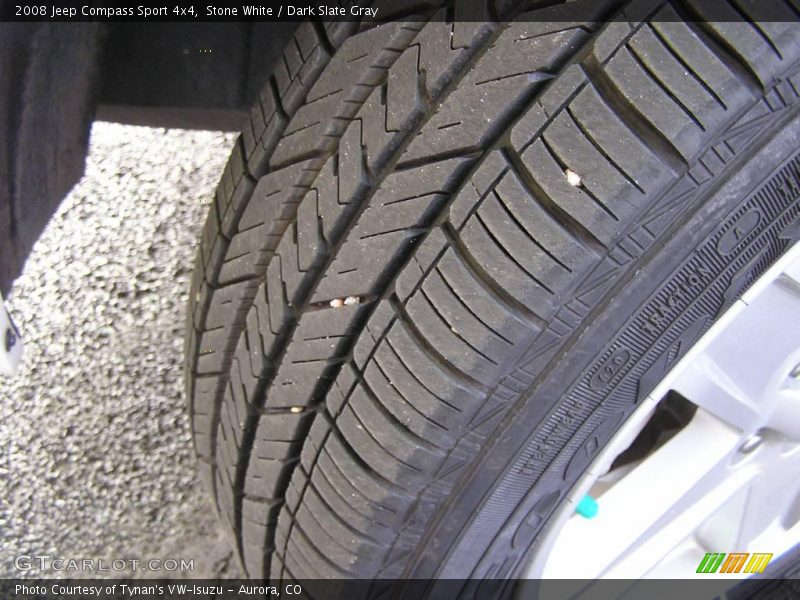 Stone White / Dark Slate Gray 2008 Jeep Compass Sport 4x4