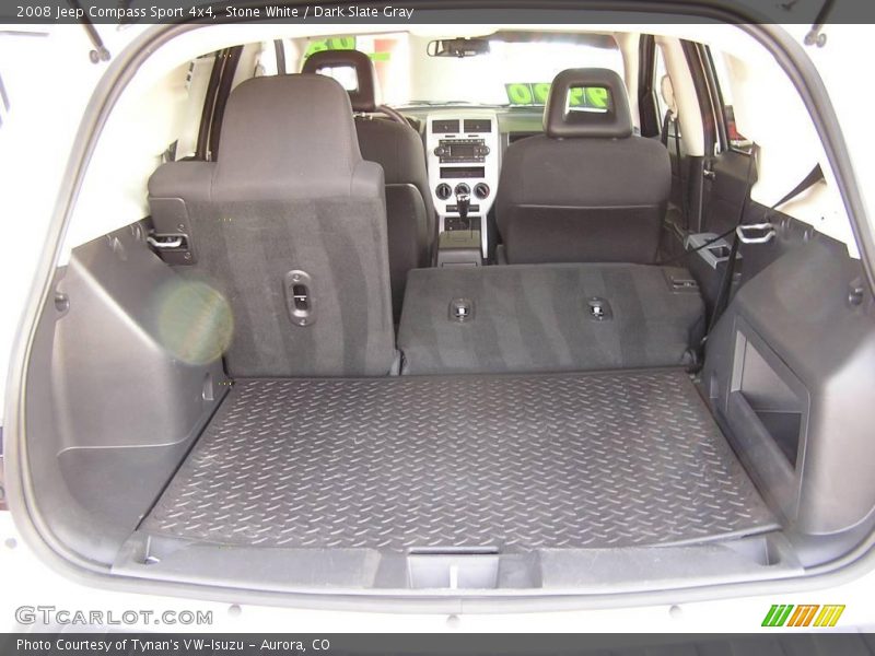 Stone White / Dark Slate Gray 2008 Jeep Compass Sport 4x4