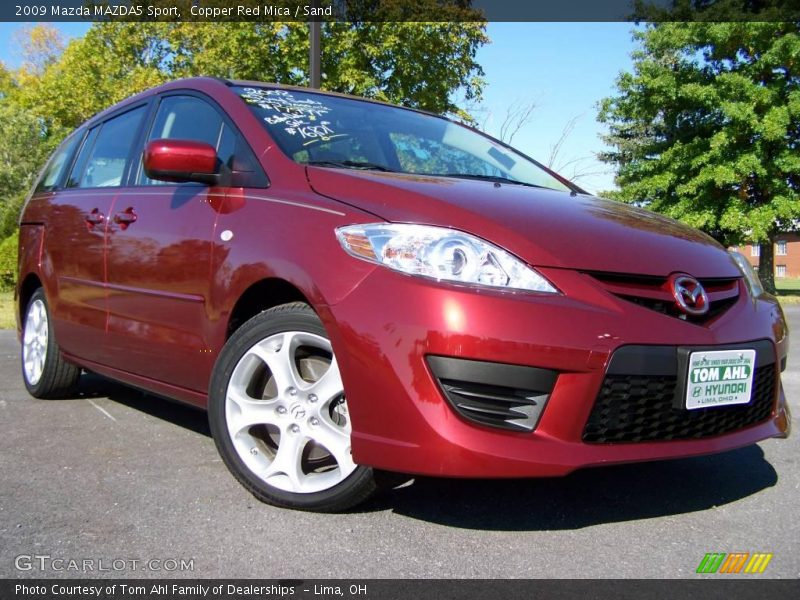 Copper Red Mica / Sand 2009 Mazda MAZDA5 Sport
