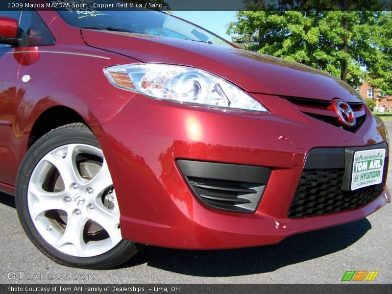 Copper Red Mica / Sand 2009 Mazda MAZDA5 Sport