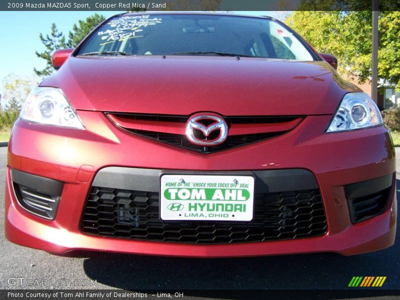Copper Red Mica / Sand 2009 Mazda MAZDA5 Sport