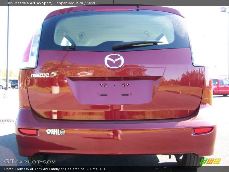Copper Red Mica / Sand 2009 Mazda MAZDA5 Sport