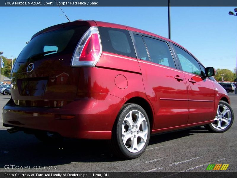 Copper Red Mica / Sand 2009 Mazda MAZDA5 Sport