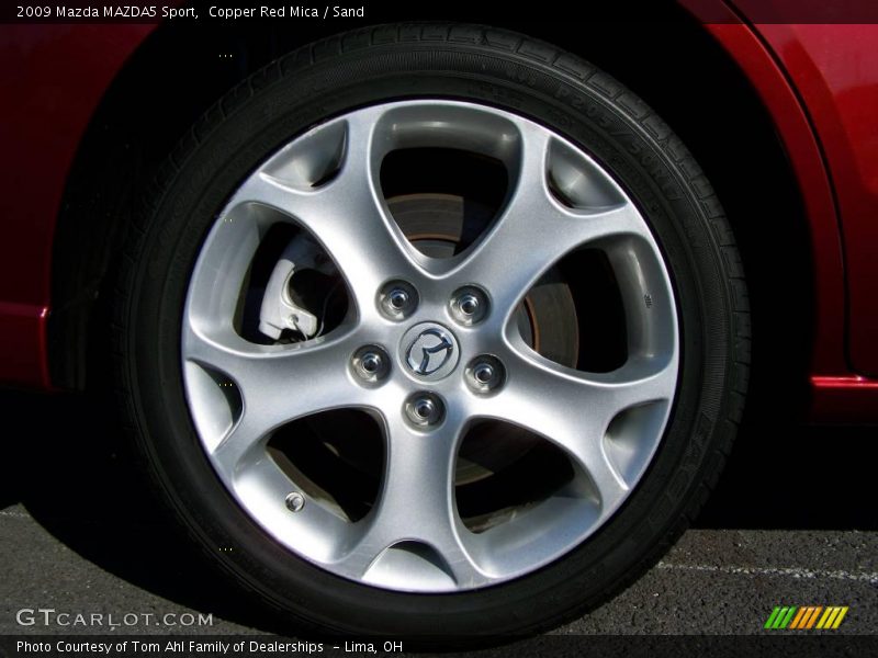Copper Red Mica / Sand 2009 Mazda MAZDA5 Sport